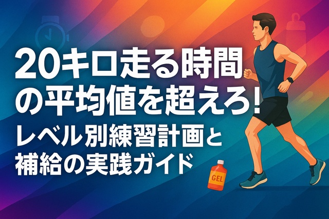 20km running pace plan