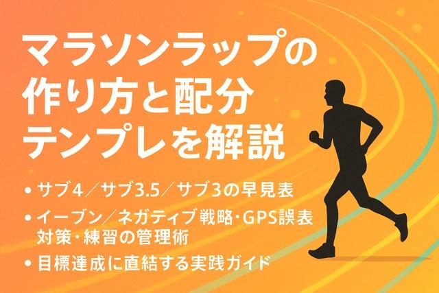 marathon lap pace strategy