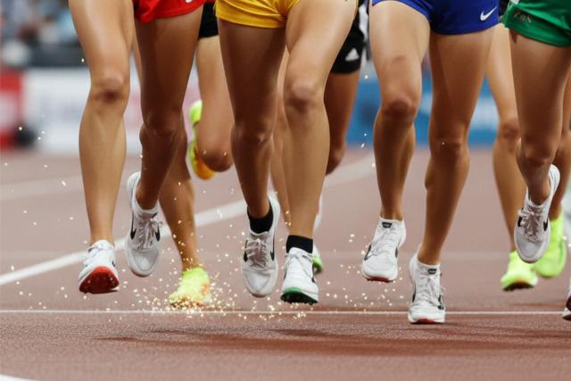 The fiery battle of the female runners